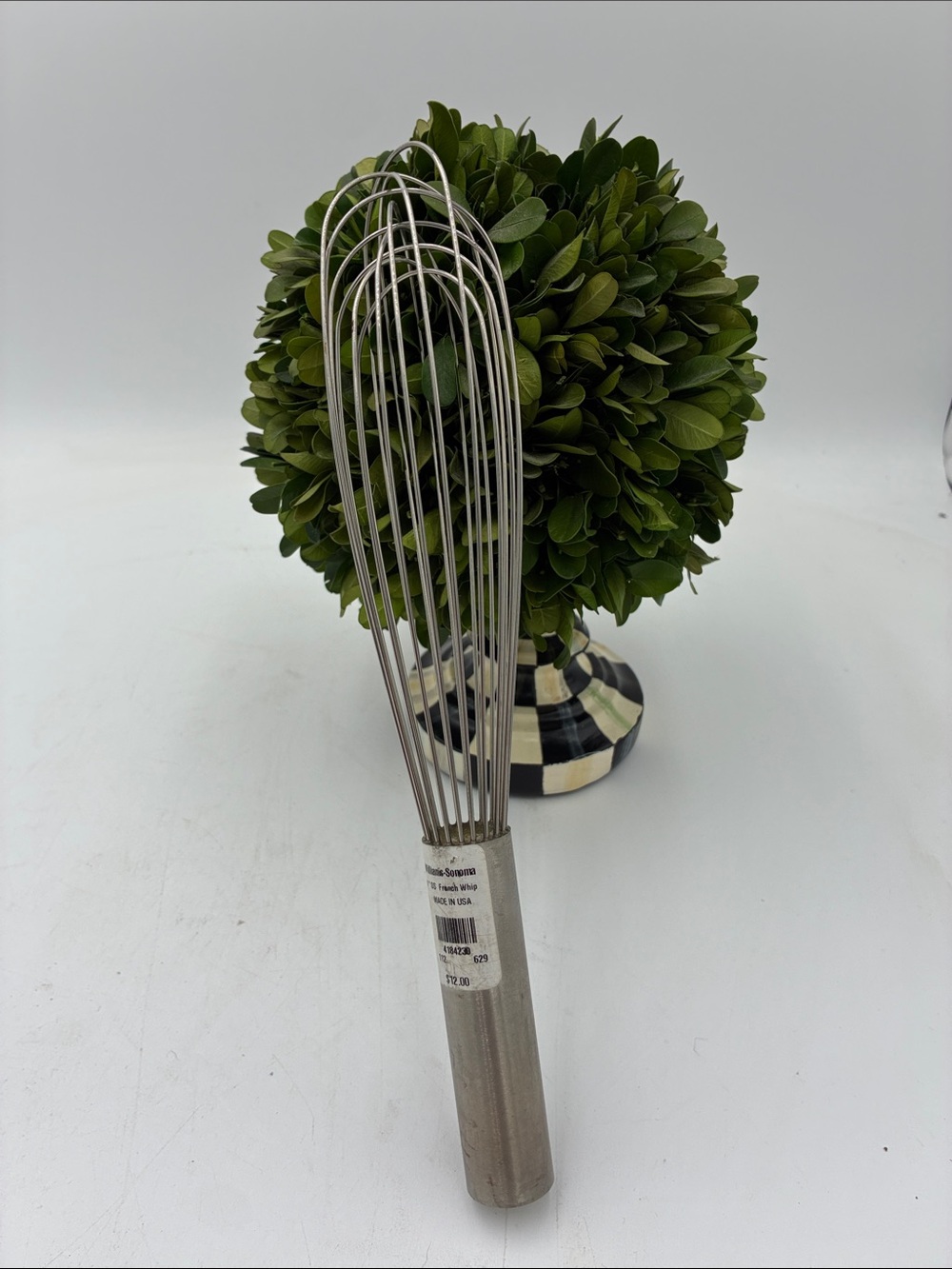Williams Sonoma 10” Stainless Steel French Whip Whisk